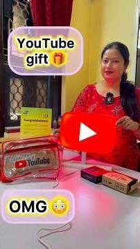 YouTube mystery gift unboxing | YouTube surprise gift🎁#youtube #youtubegift #ytshorts #youtubeshort