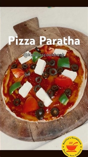 Healthy Veg Pizza Paratha #pizzaparatha #ytshorts #youtubeshorts #healthyfastfood