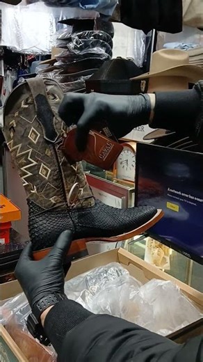 Exotic Python skin Cowboy Boots