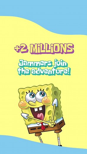 We're more than 2 millions jammers!! Thanks for being part of this awesome journey. With love, the SBA Team #thanksgiving #SpongeBobSquarePants #SpongeBob #spongebobadventures #fyp