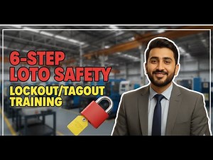 6-Step Lockout/Tagout (LOTO) Procedure Explained | Workplace Safety Training