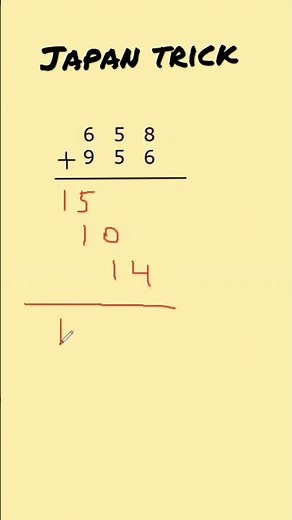 Japan trick addition without Carry