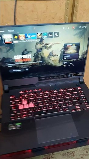 PLAYING PS5 ON MY ASUS ROG STRIX G15 GAMING LAPTOP 😍💯❤️ #shorts