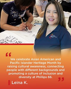 At Phillips 66 we are celebrating Asian American and Pacific Islander (AAPI) month. Recently, our Asian American Network led an annual Asia Pacific Showcase providing educational opportunities including food, games and cultural awareness. Learn more about our culture: https://www.phillips66.com/our-people/ | Phillips 66