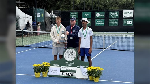 Local 16-year-old continues family legacy with win at 124th Ojai Tennis Tournament