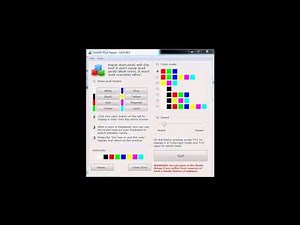 Stucked Pixel LCD Monitor Pixelfehler entfernen reparieren - Kostenloser Software Download