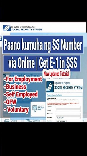 Paano kumuha ng SS number via Online | Updated tutorial