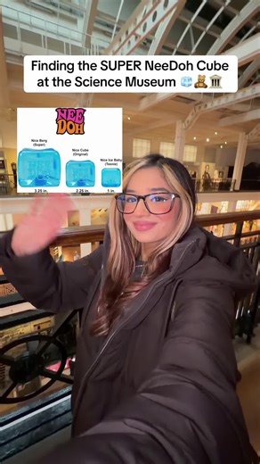 Finding the Super NeeDoh Cube at the Science Museum