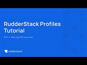 Profiles tutorial | Part 4: Web app IDE overview
