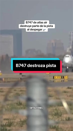La increíble fuerza del Boeing 747 de Atlas Air