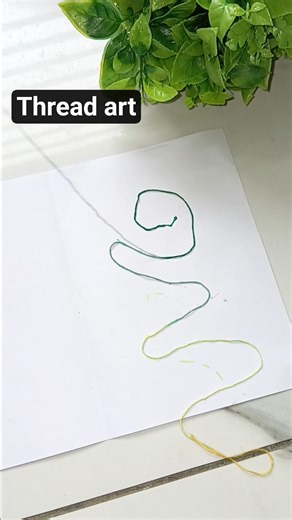Thread Art Magic ✨ Wait for the Ending 👀