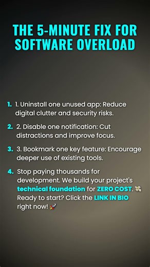 The 5-Minute Fix for Software Overload #ad (Verify Info)