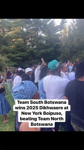 Team South Botswana wins 2025 Dikhwaere Competition at New York Boipuso, beating Team North Botswana #news #education #usa #botswana #fyp #foryou #reels #videos #followformore #viral #trending #drseabelo #updates #boipuso #IndependenceDay | Dr. Seabelo
