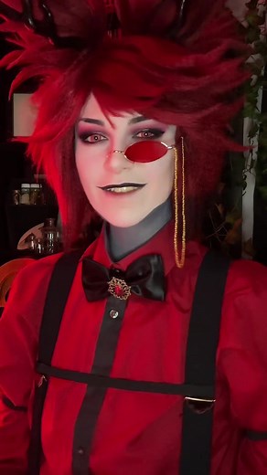 Hazbin Hotel Alastor Cosplay Transformation
