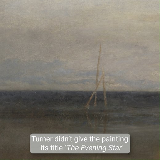 Last week we celebrated the birth of Britain's best-loved Romantic painter, JMW Turner 🎉 He was known as 'the painter of light', due to his use of brilliant colour as the main constituent in his landscapes and seascapes. At the time his free, expressive treatment of these subjects was criticised, but it is now widely appreciated. Join us as we take a closer look at his painting 'The Evening Star': https://bit.ly/3jA3ecV Learn more about Turner with our past exhibition catalogue ‘Turner Inspired