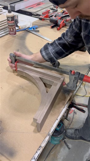 Corbel coming together. #woodworking #corbel #howti #shopsounds