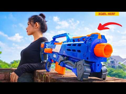 XGirl Nerf Films: SEAL X Girl Warriors Rescue Beautiful Girl | Nerf Gun Battle vs Criminal Group