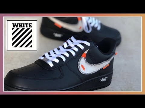 CUSTOM OFF WHITE AIR FORCE 1's - (Full Tutorial)