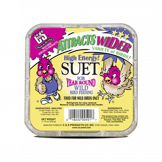 High Energy Suet Treat Suet Cakes | C&S Wild Bird Suet