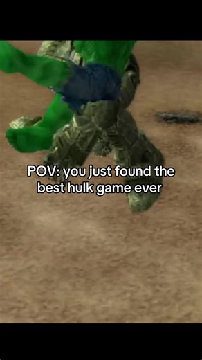 the best hulk game of all time idc 😭 #hulk #theincrediblehulk #hulkultimatedestruction #marvelgames #gamingontiktok