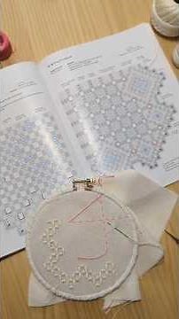 Learning Hardanger embroidery #Norwegianstitch #embroidery #hardanger