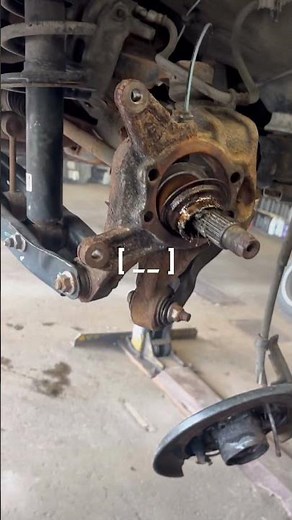 Subaru rear bearing removal