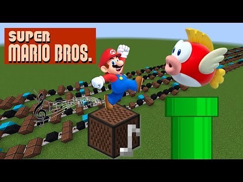 Minecraft: Underwater Theme - Super Mario Bros. with Note Blocks