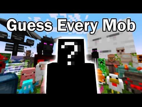 Guess Every Minecraft Mob in 60 seconds