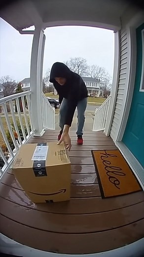 Packages kept getting stolen so they covered their porch in BABY OIL | Evan Era