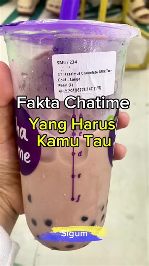 Chatime #chatime #minuman #boba #tea #taiwan