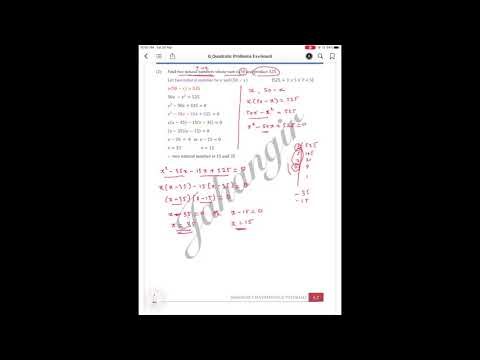 Quadratic Equation Problems – Class 10 Maths PART 1 | ICSE Board | Step-by-Step Solutions”
