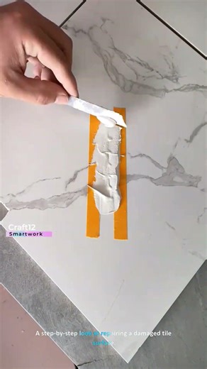 Restoring Pattern on Ceramic Tiles