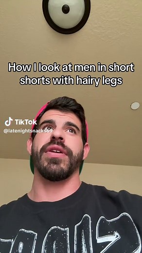Funny Male Shorts with Hairy Legs
