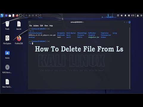 How To Delete Files from Kali Linux || Remove Directories