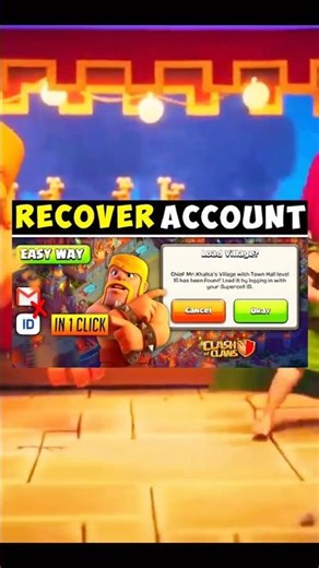 Recover Clash of Clans Lost & Hack Account 💀 #clashofclans #shorts
