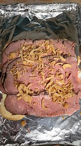 332K views · 2.8K reactions | Tender roast beef sliders with melted cheese and fried onions dunked in a flavorful au jus sauce-what's not to love about French dip sliders? These tasty, bite-sized French dip sandwiches ooze with cheesy goodness and the au jus sauce drenches every bite with a rich, savory flavor. The best part? This delicious dish is a cinch to make! | Ninjacue | Facebook