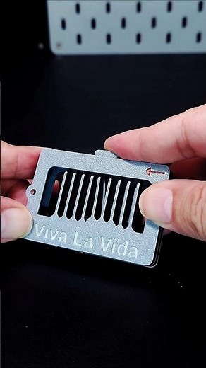 Coldplay - Viva La Vida 🎻 3D Printed Musical Fidget (美しき生命) #Shorts