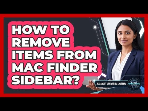 How To Remove Items From Mac Finder Sidebar?
