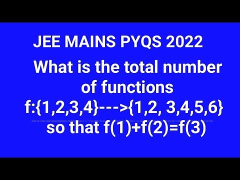 Find the total number of functions f:{1,2,3,4}--- ---- to {1,2, 3,4,5,6} so that f(1)+f(2)=f(3)