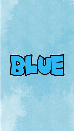 Learn the Colour Blue for Kids! Toddler Learning Video