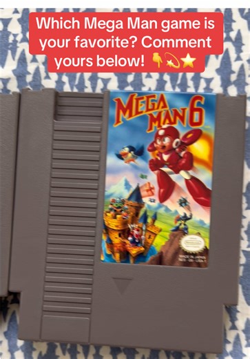 Which Mega Man game is your favorite? ❤️ comment yours below! 👇💫⭐️ #retrogaming #nintendo #NES #megaman #retrogames