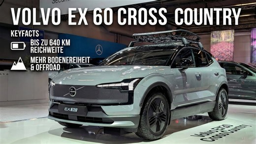2026 Volvo EX60 Cross Country feiert Premiere: Elektro trifft Offroad