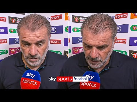 "There's lessons in that" | Ange Postecoglou reacts after Carabao Cup defeat to Swansea