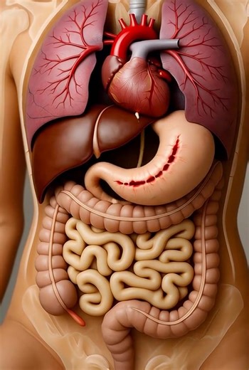 4.7K views | what happened when you eat noodles  #3DAnimation #anatomy #BodyReaction #health #lemonwater | Worl moment | Facebook