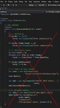 Your method does too much — recruiters spot it instantly 🔴 #csharp #dotnet