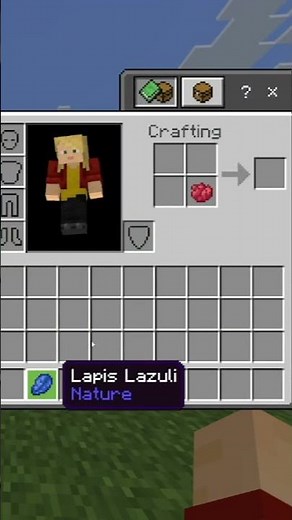 How To Make Purple Dye In Minecraft #Shorts