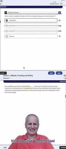 #SAT Words in Context from Official SAT Practice Exam #testandlearn