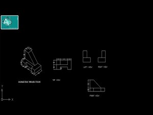 Bangla Tutorial AutoCAD 2007 Project-5 |2d to 3d | | Isometric Project |