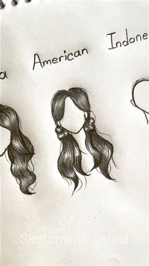 How to draw hair #drawing #art #shorts #howtodraw #tutorial #pov #hair
