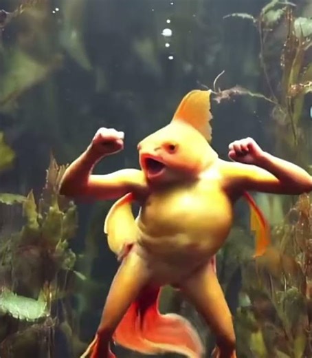 Is that fish dancing? #viral #ai #funnyai #fishing